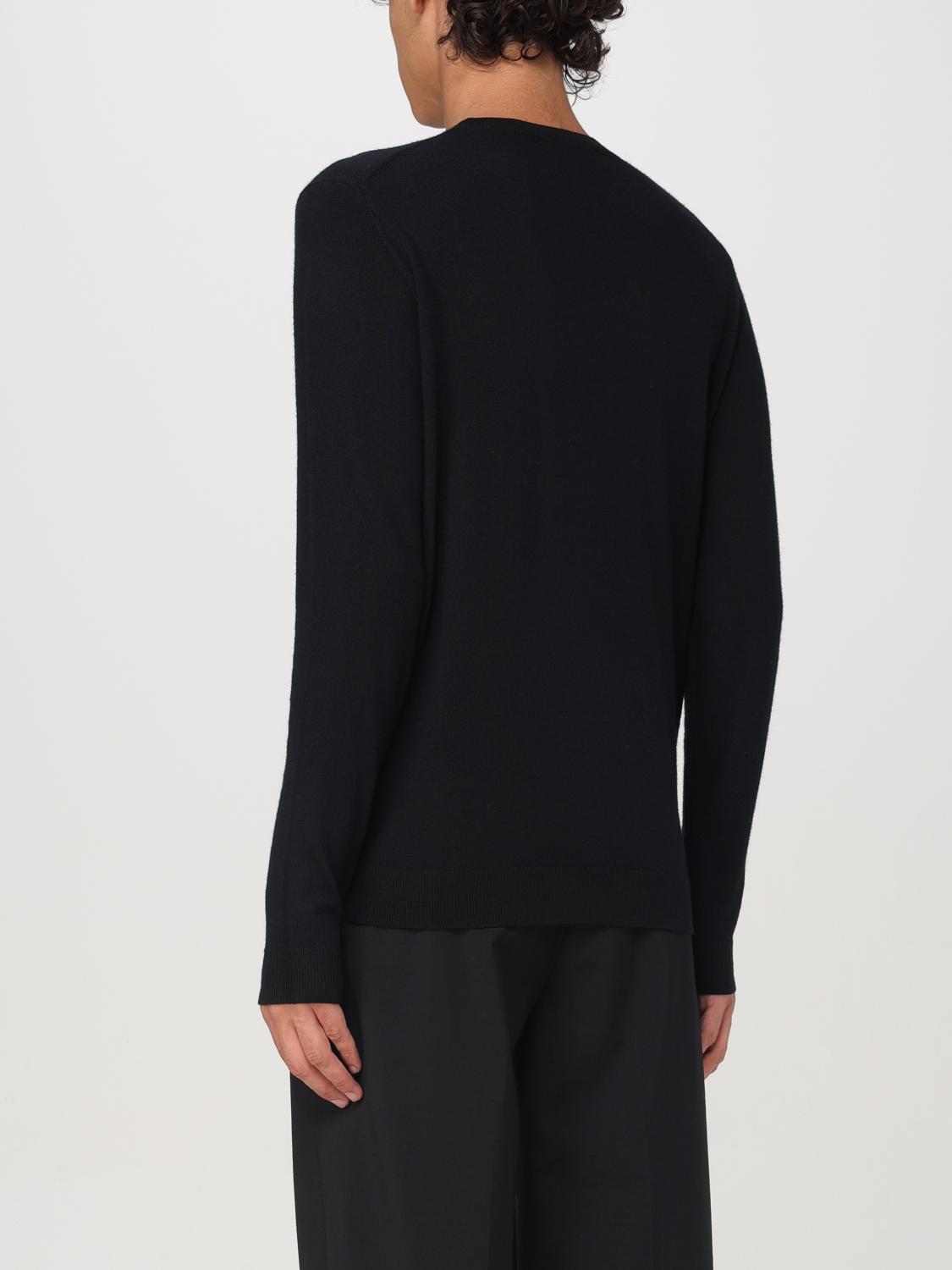 KARL LAGERFELD CAMICIA: Pullover Karl Lagerfeld in misto lana , Nero - Img 2