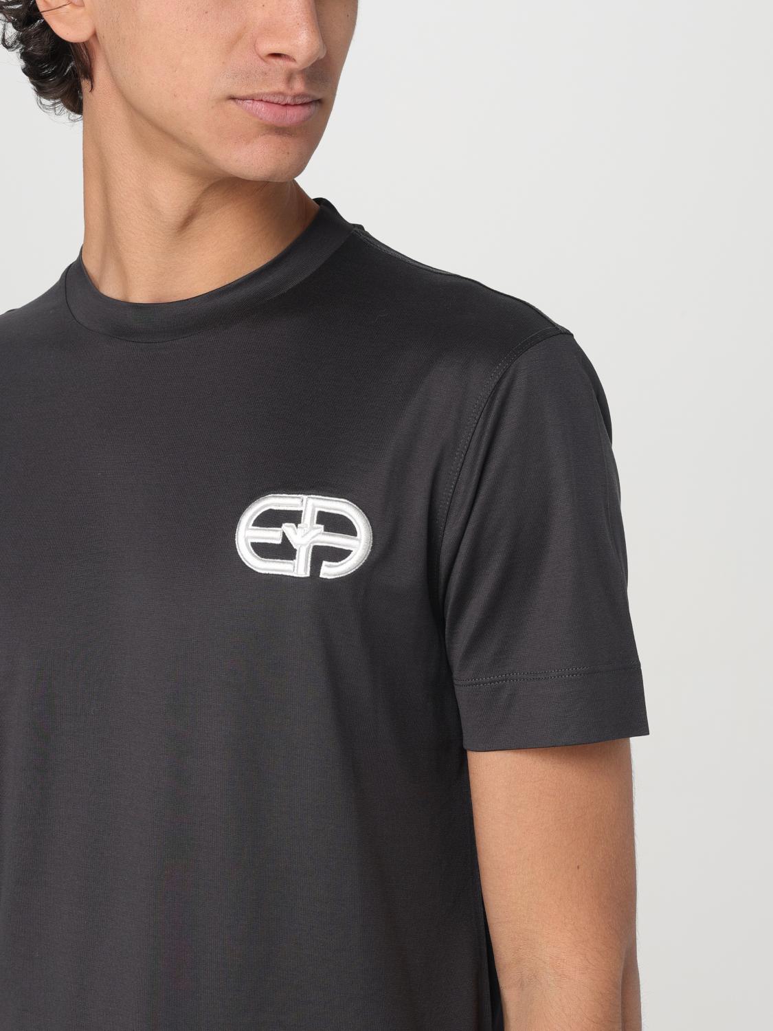 EMPORIO ARMANI Tシャツ: Tシャツ メンズ Emporio Armani, ブラック - Img 3