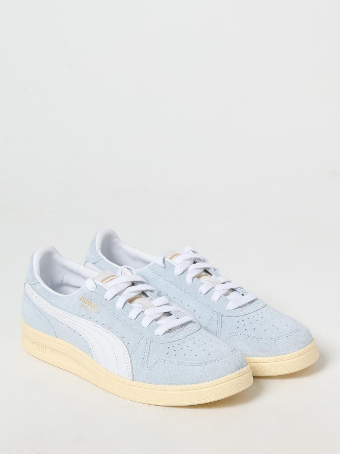 PUMA SNEAKERS: Sneakers Indoor Soft Puma in camoscio , Blue - Img 2