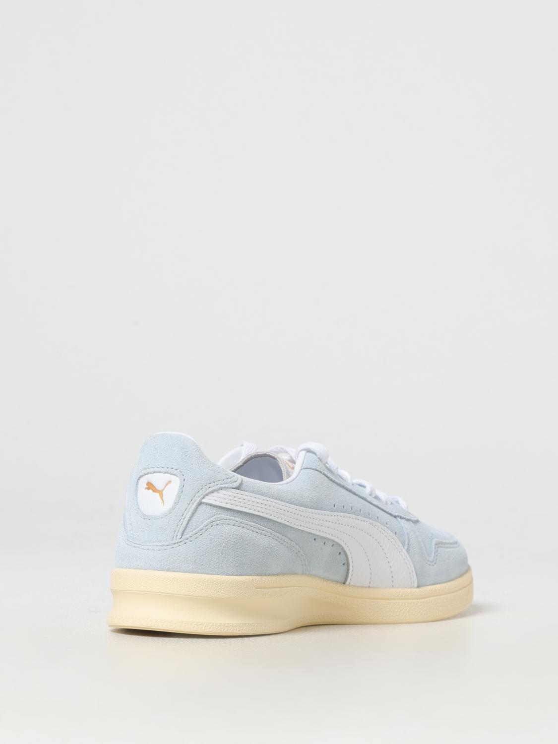 PUMA SNEAKERS: Sneakers Indoor Soft Puma in camoscio , Blue - Img 3