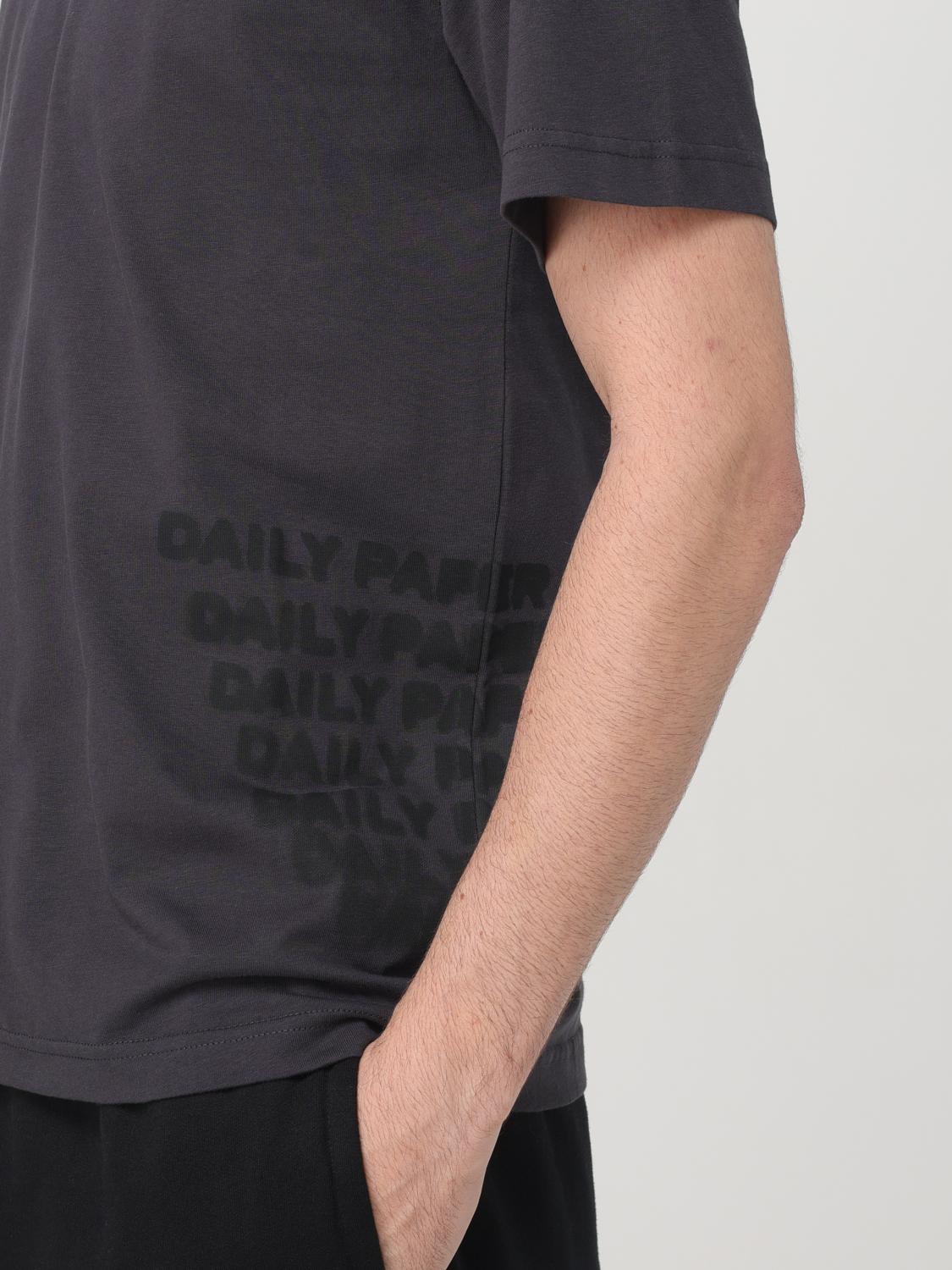 DAILY PAPER T-SHIRT: T-shirt homme Daily Paper, Noir - Img 3