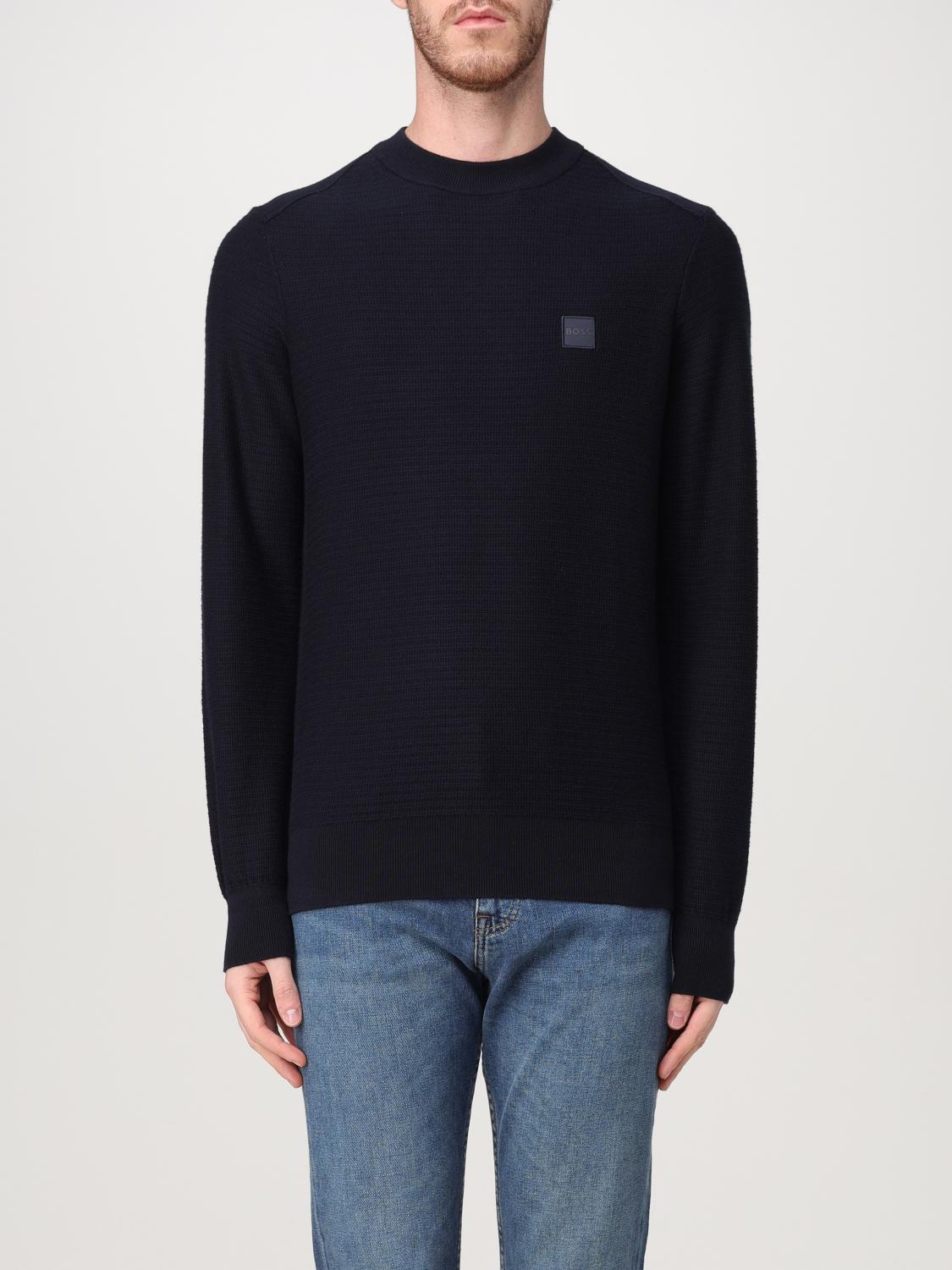 BOSS SWEATER: Sweater men Boss, Blue - Img 1