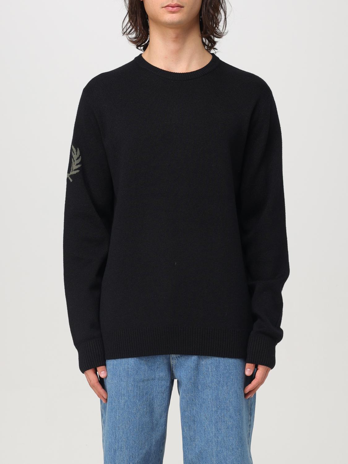 FRED PERRY SWEATER: Sweatshirt men Fred Perry, Black - Img 1