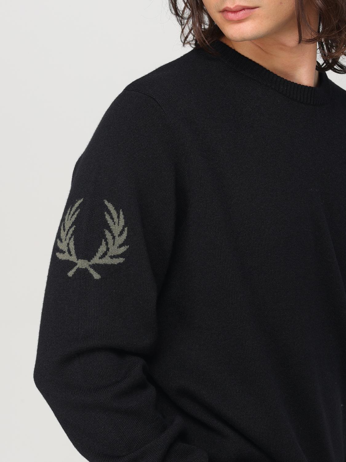 FRED PERRY SWEATER: Sweatshirt men Fred Perry, Black - Img 3