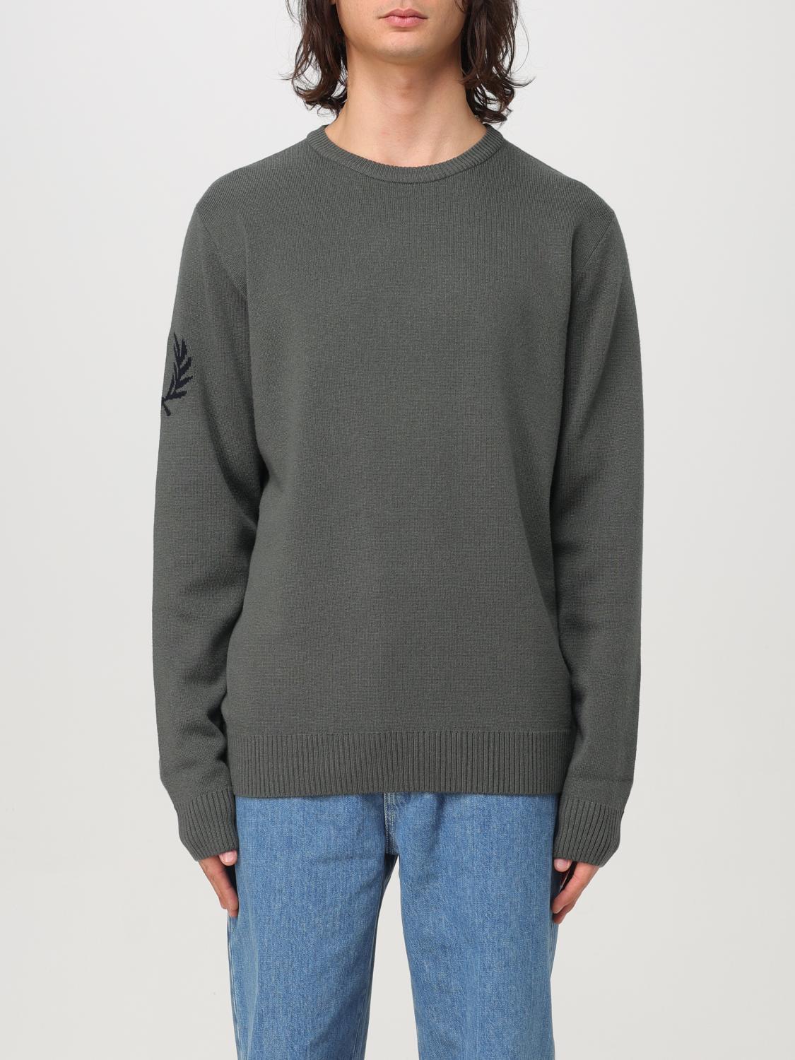 FRED PERRY SWEATER: Sweatshirt men Fred Perry, Green - Img 1