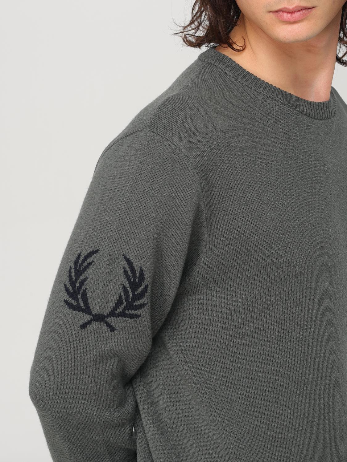 FRED PERRY SWEATER: Sweatshirt men Fred Perry, Green - Img 3