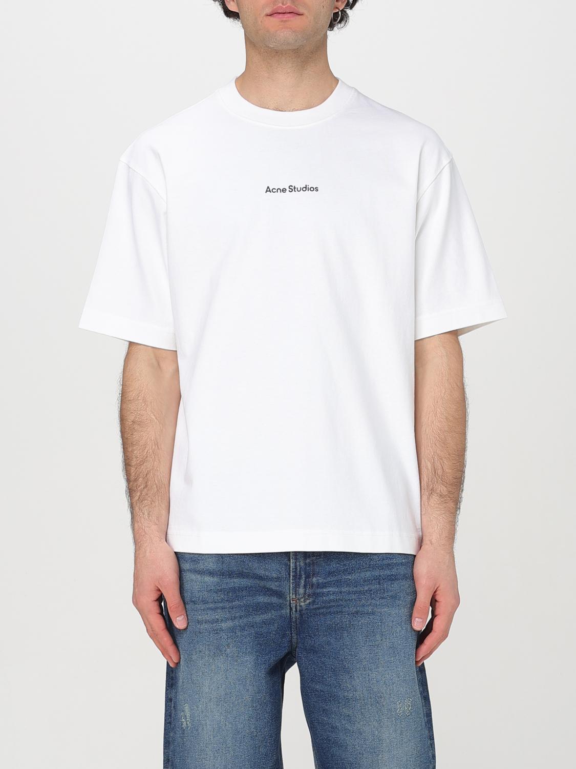 ACNE STUDIOS T-SHIRT: T-shirt homme Acne Studios, Blanc - Img 1