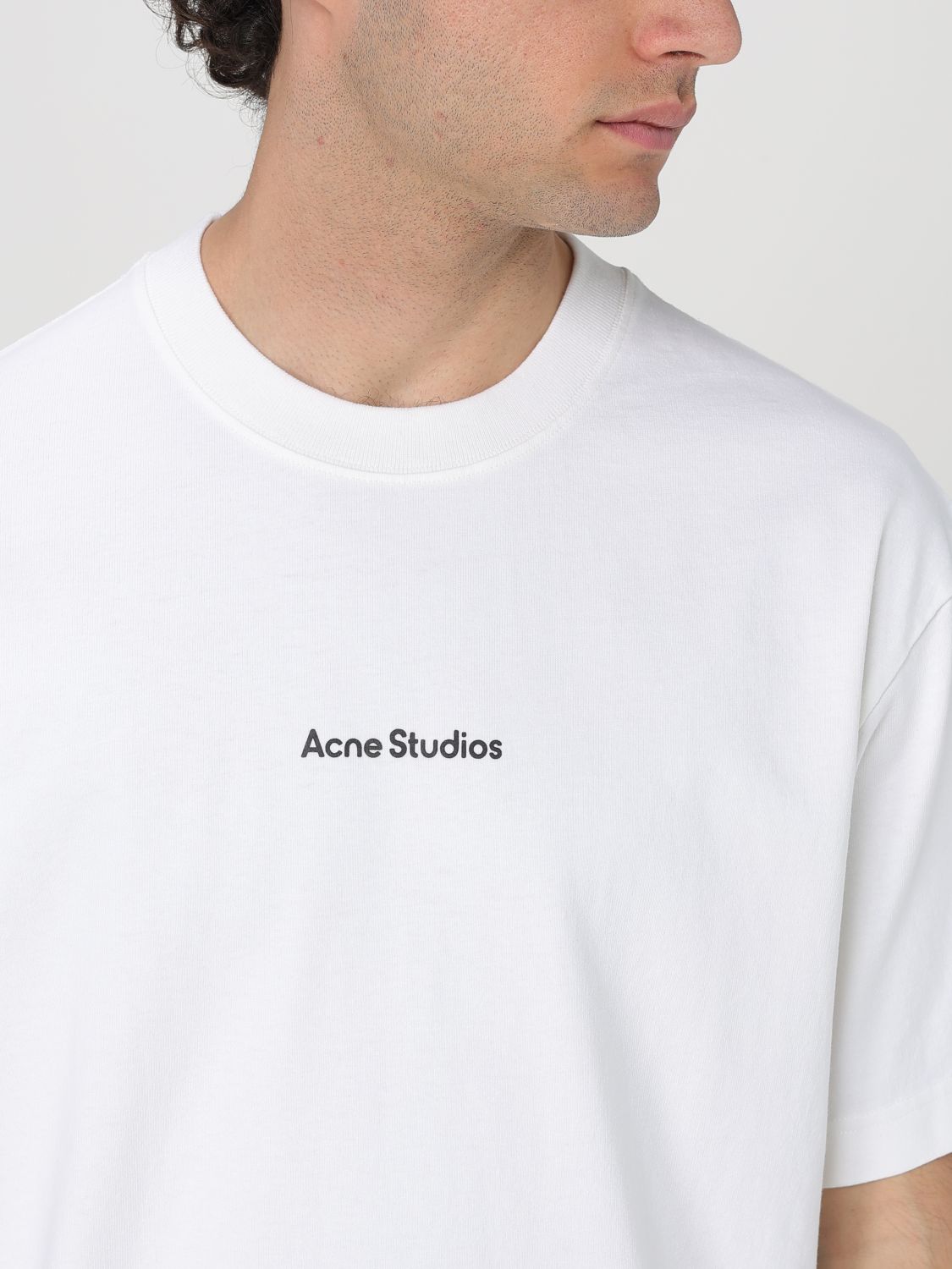 ACNE STUDIOS T-SHIRT: T-shirt men Acne Studios, White - Img 4