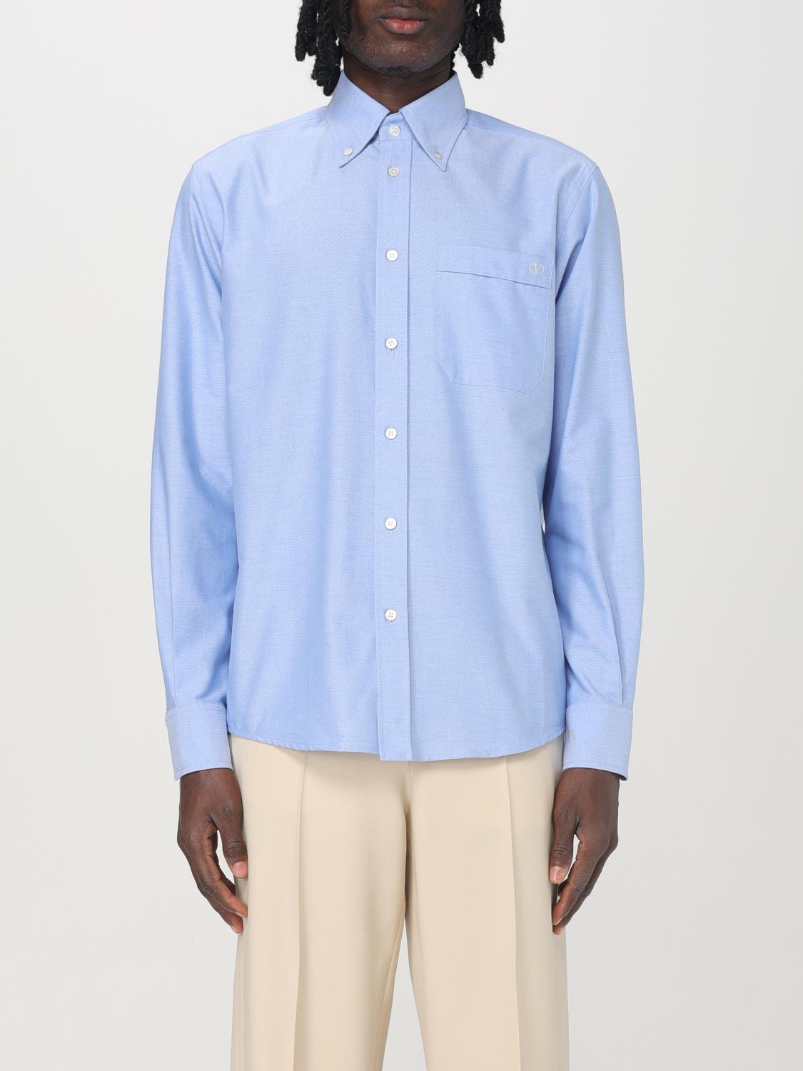 VALENTINO CHEMISE: Chemise homme Valentino, Bleu - Img 1