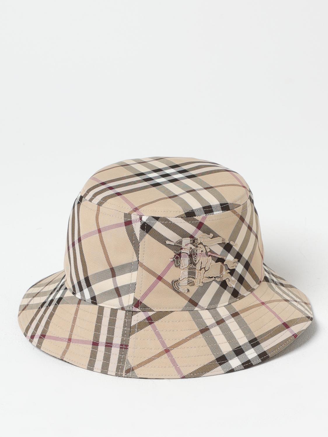 BURBERRY HAT: Hat men Burberry, Beige - Img 1