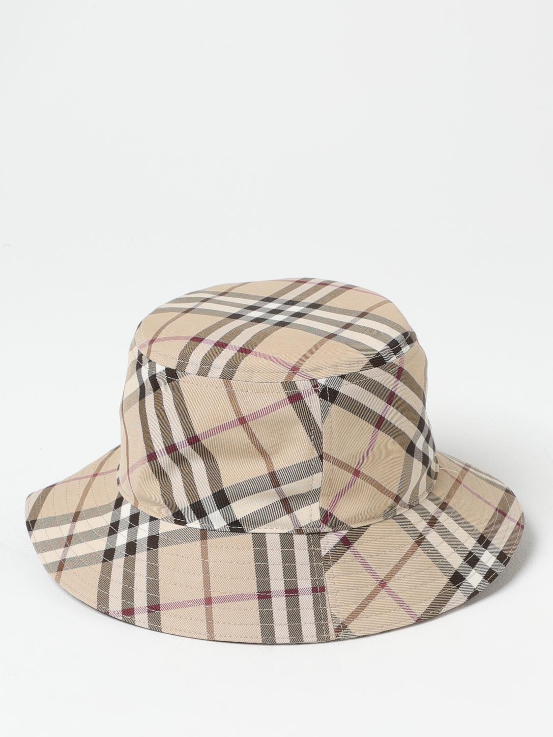 BURBERRY HAT: Hat men Burberry, Beige - Img 3