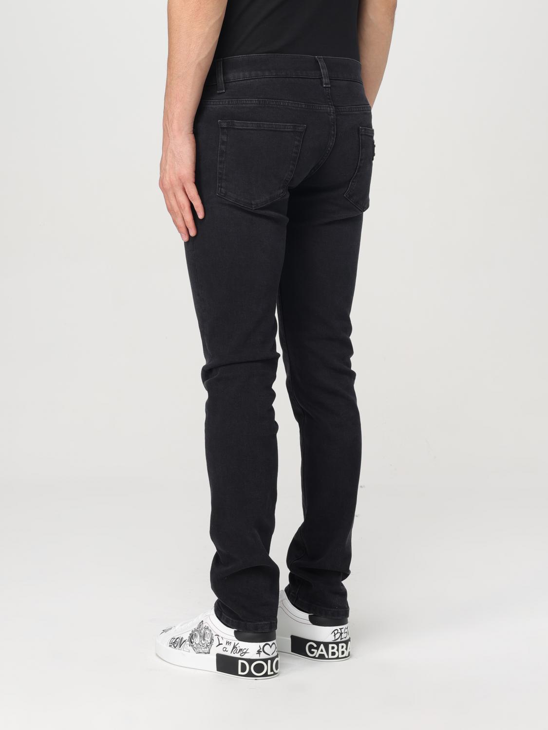 DOLCE & GABBANA JEANS: Jeans men Dolce & Gabbana, Black - Img 3