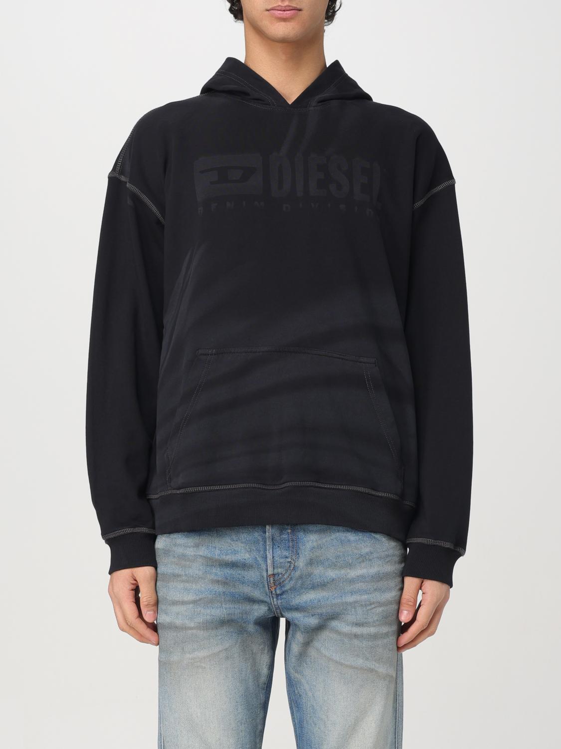 DIESEL SWEATSHIRT: Sweatshirt men Diesel, Black - Img 1