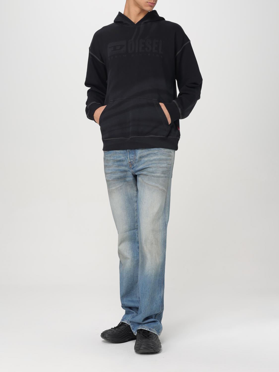 DIESEL SWEATSHIRT: Sweatshirt men Diesel, Black - Img 2