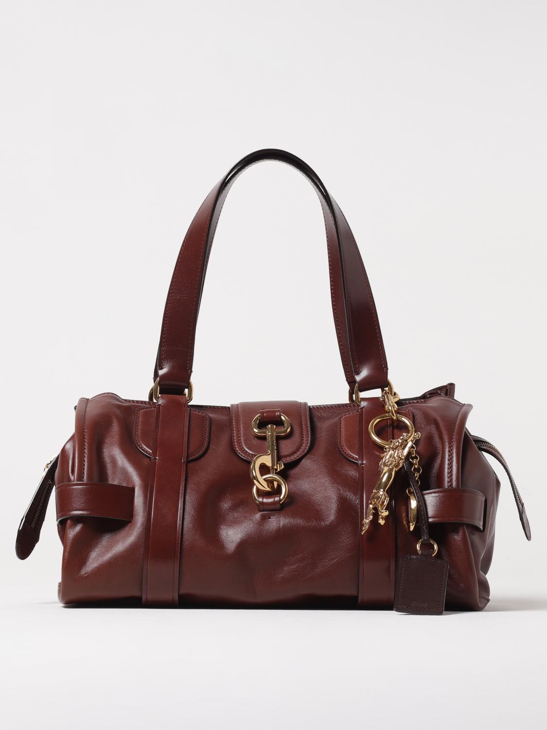 CHLOÉ SAC PORTÉ ÉPAULE: Sac porté main femme ChloÉ, Marron - Img 1