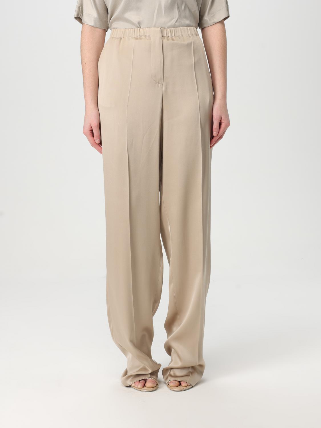 GIORGIO ARMANI PANTS: Pants woman Giorgio Armani, Beige - Img 1