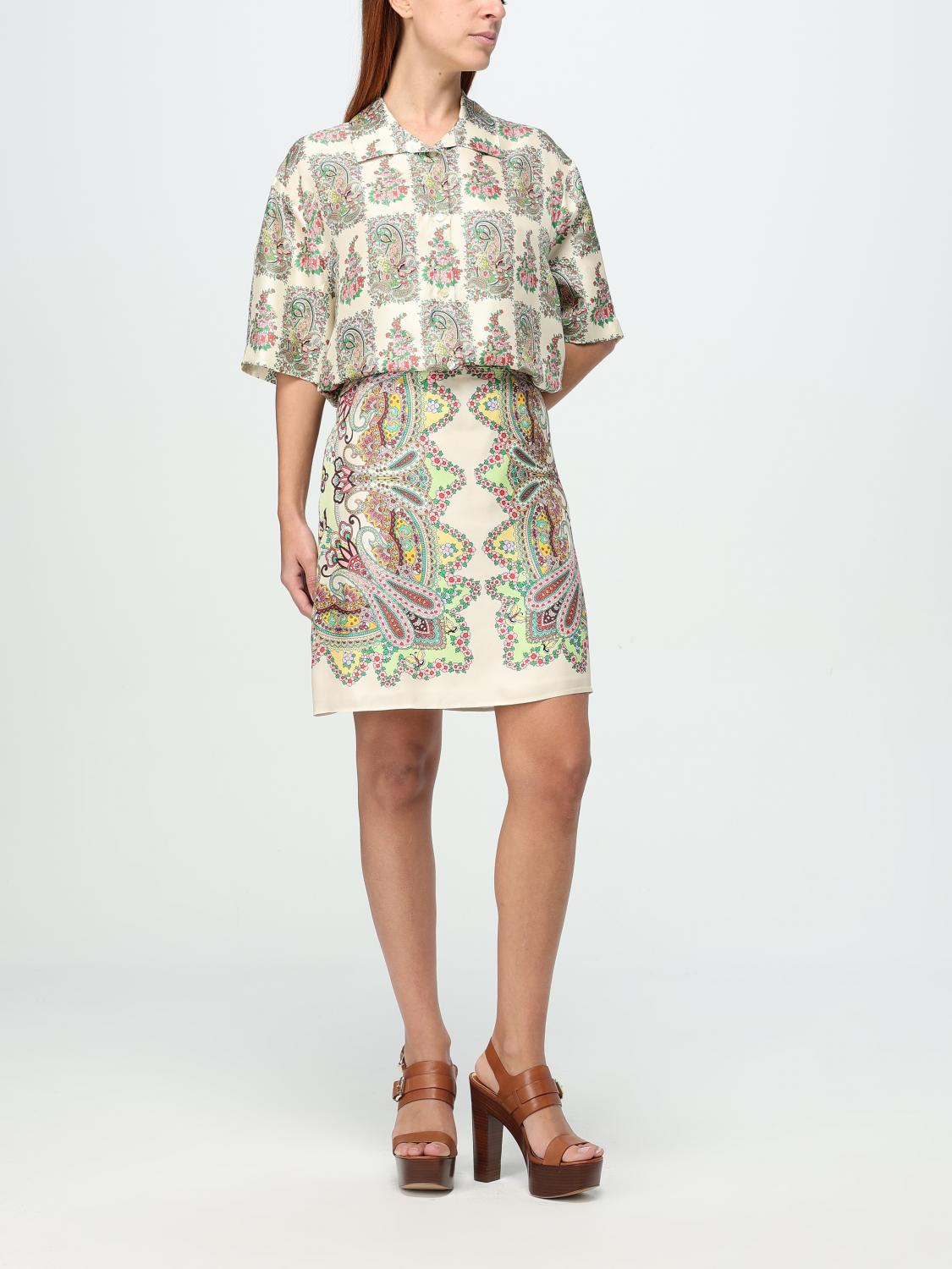 ETRO FALDA: Falda mujer Etro, Blanco - Img 2