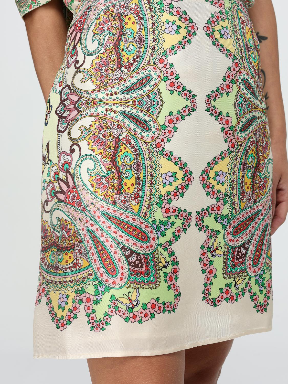 ETRO FALDA: Falda mujer Etro, Blanco - Img 5