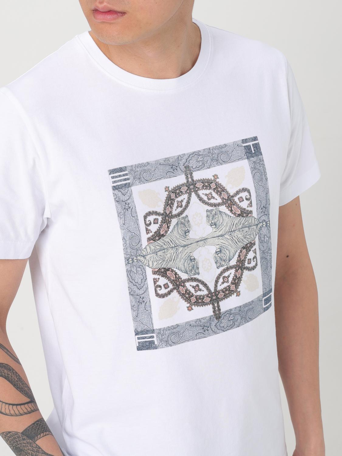 ETRO T-SHIRT: T-shirt men Etro, White - Img 5