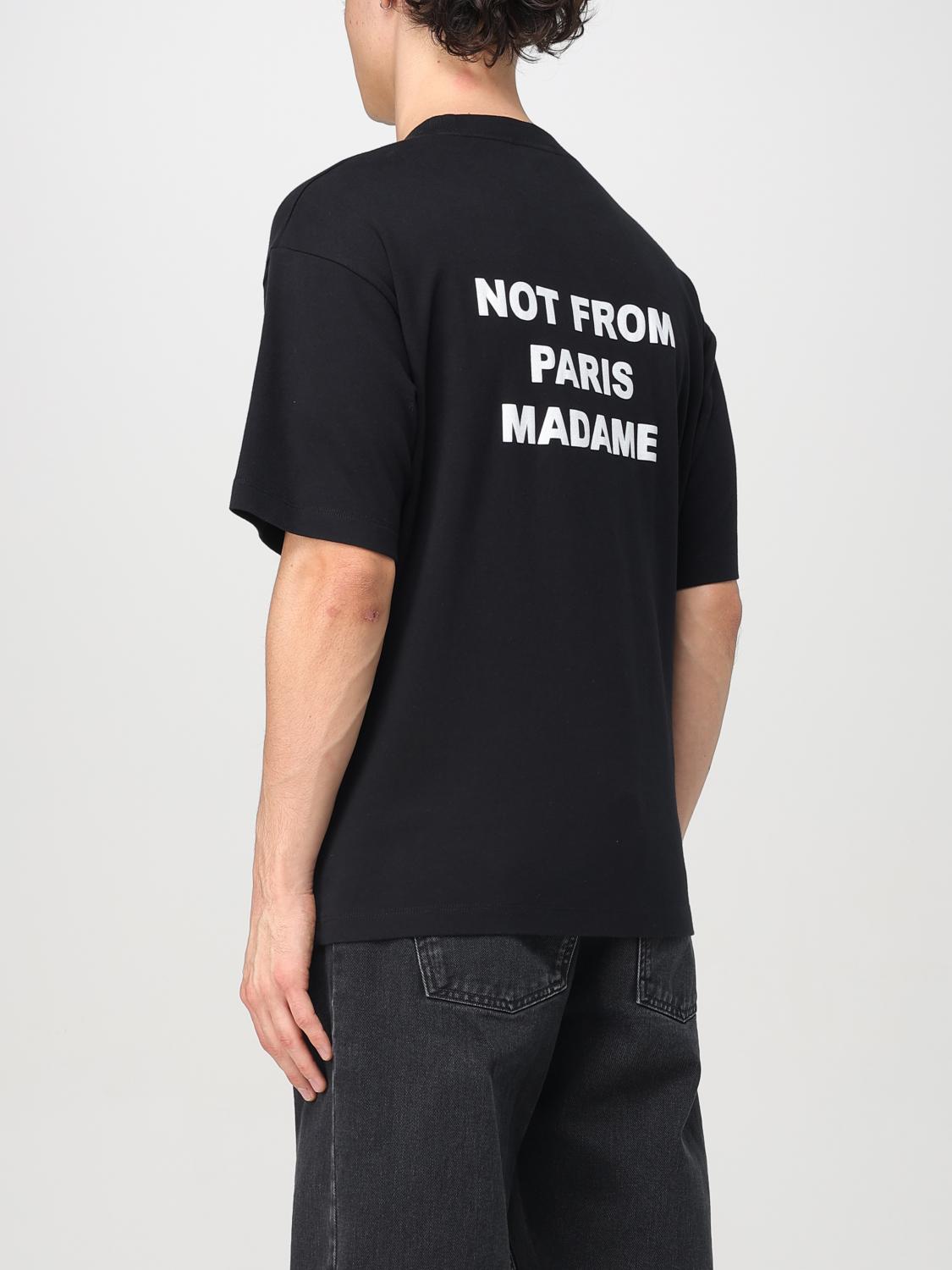 DRÔLE DE MONSIEUR T-SHIRT: T-shirt men Drole De Monsieur, Black - Img 2