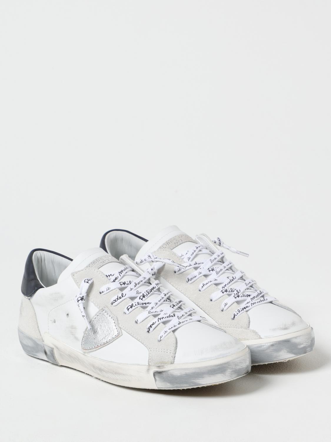 PHILIPPE MODEL SNEAKERS: Sneakers men Philippe Model, White - Img 2