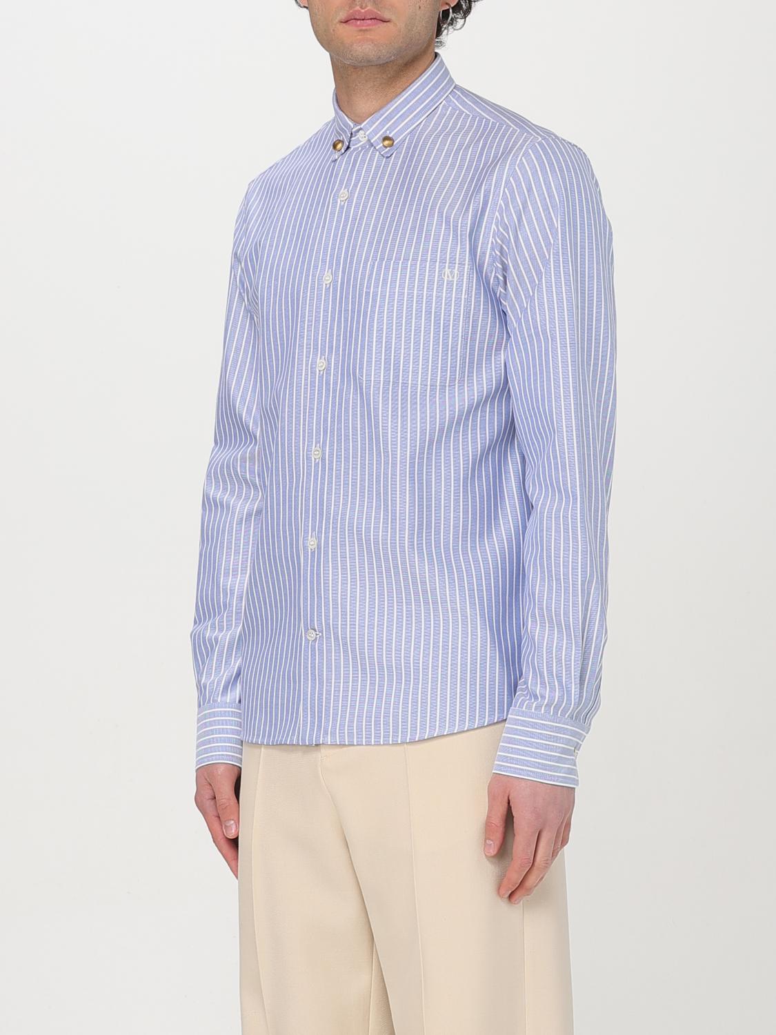 VALENTINO CAMISA: Camisa hombre Valentino, Azul Oscuro - Img 4