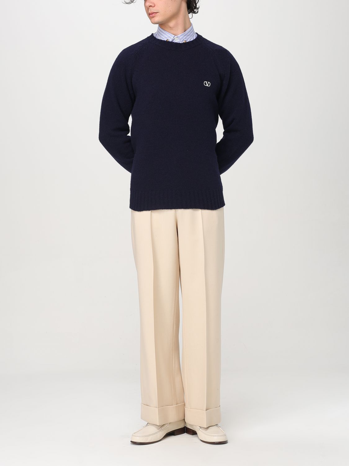 VALENTINO SWEATER: Sweater men Valentino, Blue - Img 2