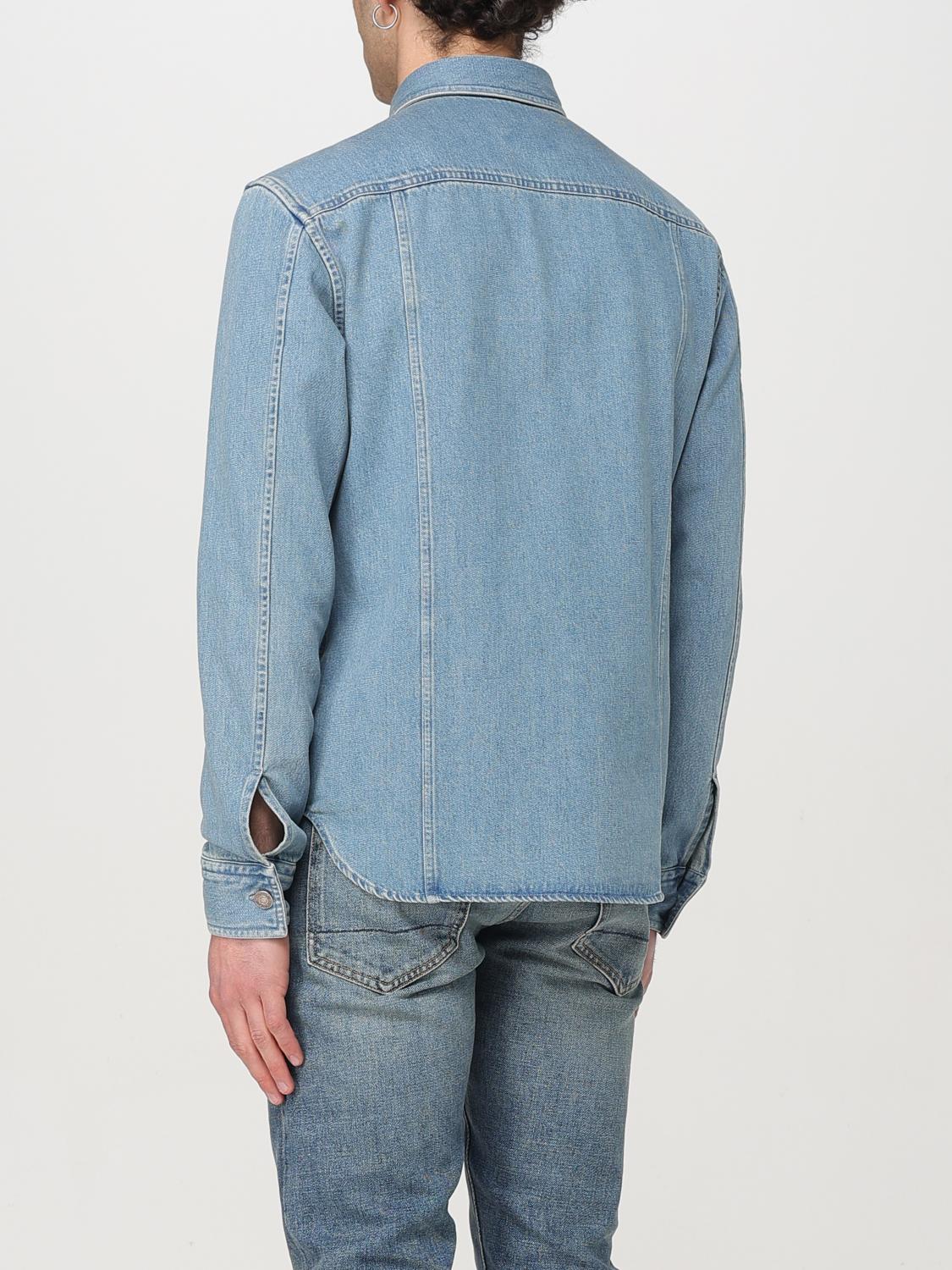 TOM FORD CAMICIA: Camicia Tom Ford in denim , Blue - Img 3