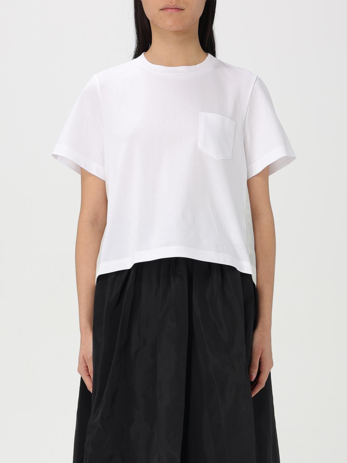 SACAI T-SHIRT: T-shirt damen Sacai, Weiß - Img 1