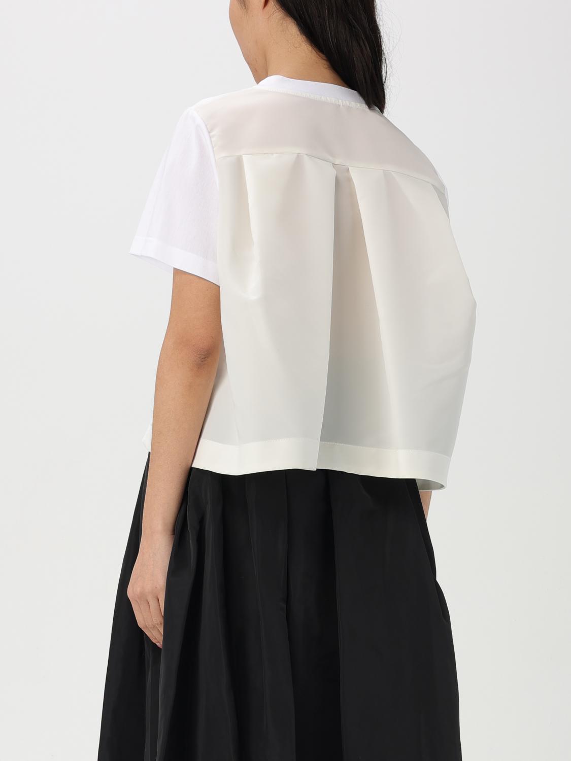 SACAI T-SHIRT: T-shirt damen Sacai, Weiß - Img 3