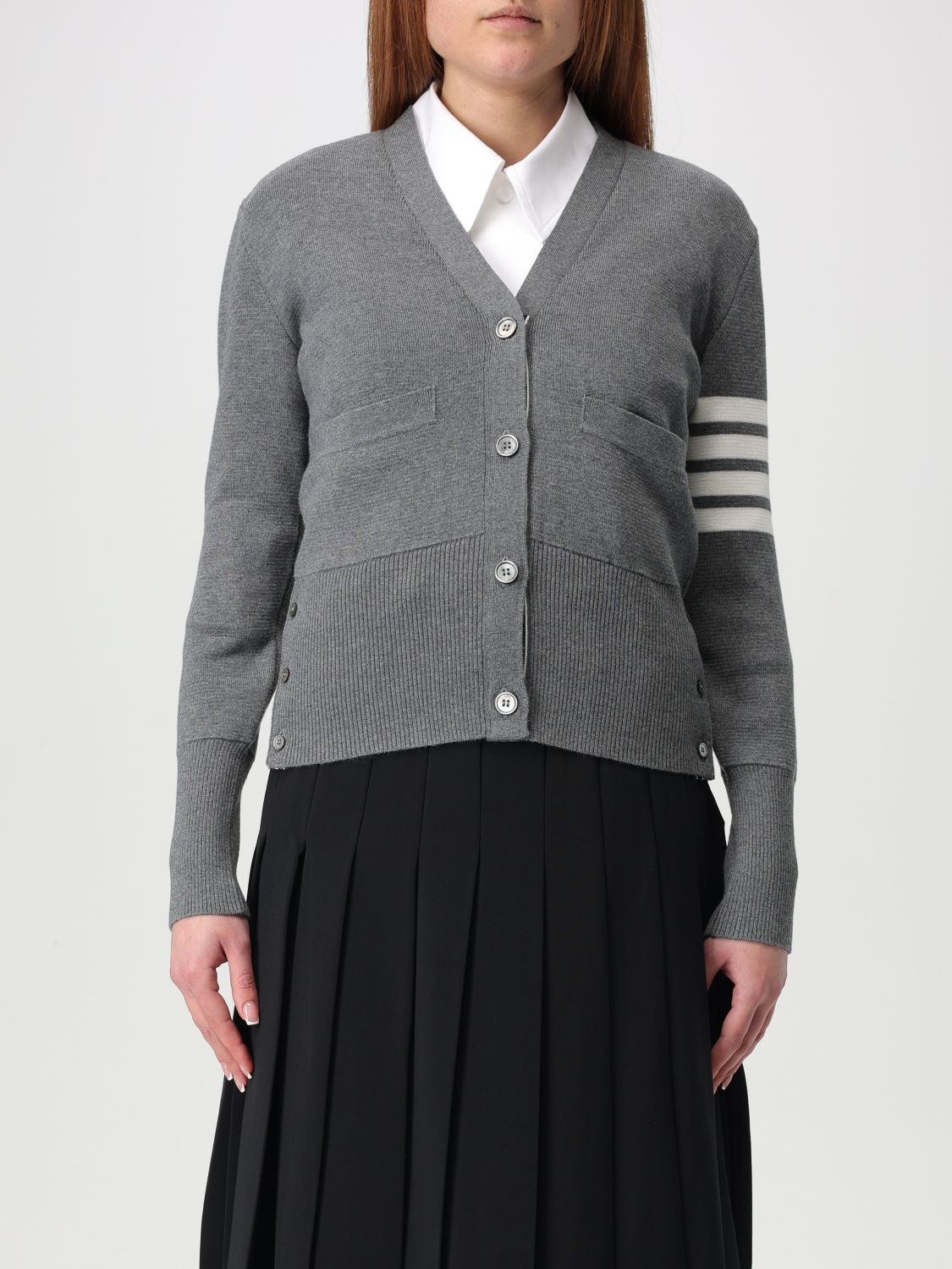 THOM BROWNE MAGLIA: Maglia donna Thom Browne, Grigio - Img 1