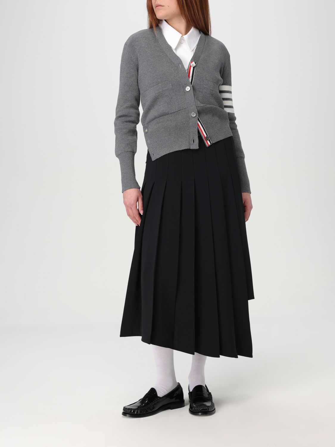 THOM BROWNE MAGLIA: Maglia donna Thom Browne, Grigio - Img 2