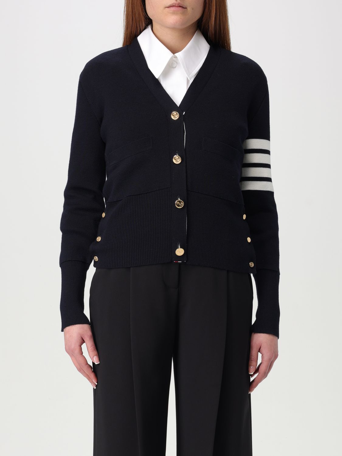 THOM BROWNE MAGLIA: Maglia donna Thom Browne, Blue Navy - Img 1