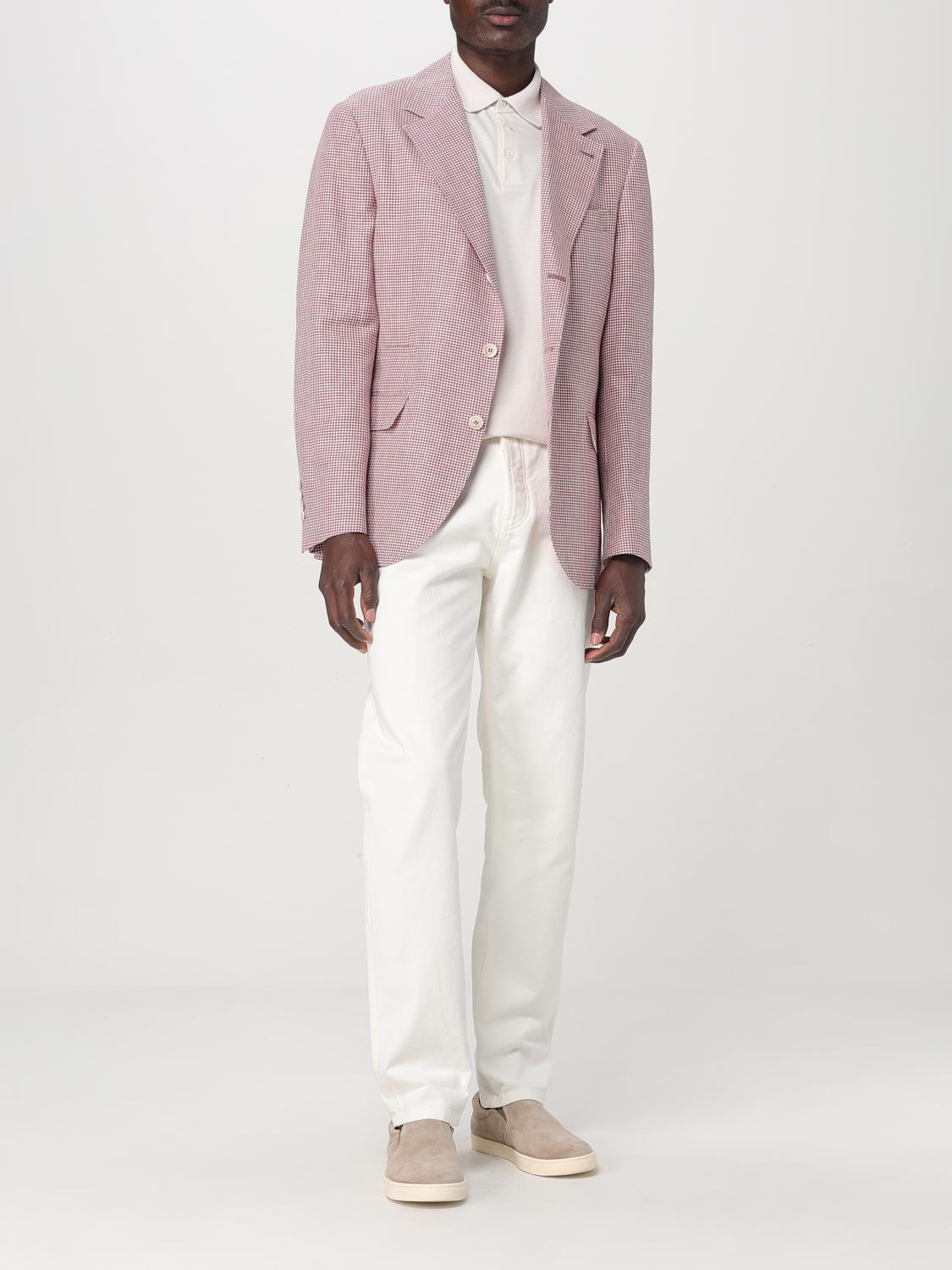 BRUNELLO CUCINELLI POLO: Polo in cotone Brunello Cucinelli, Bianco 2 - Img 2