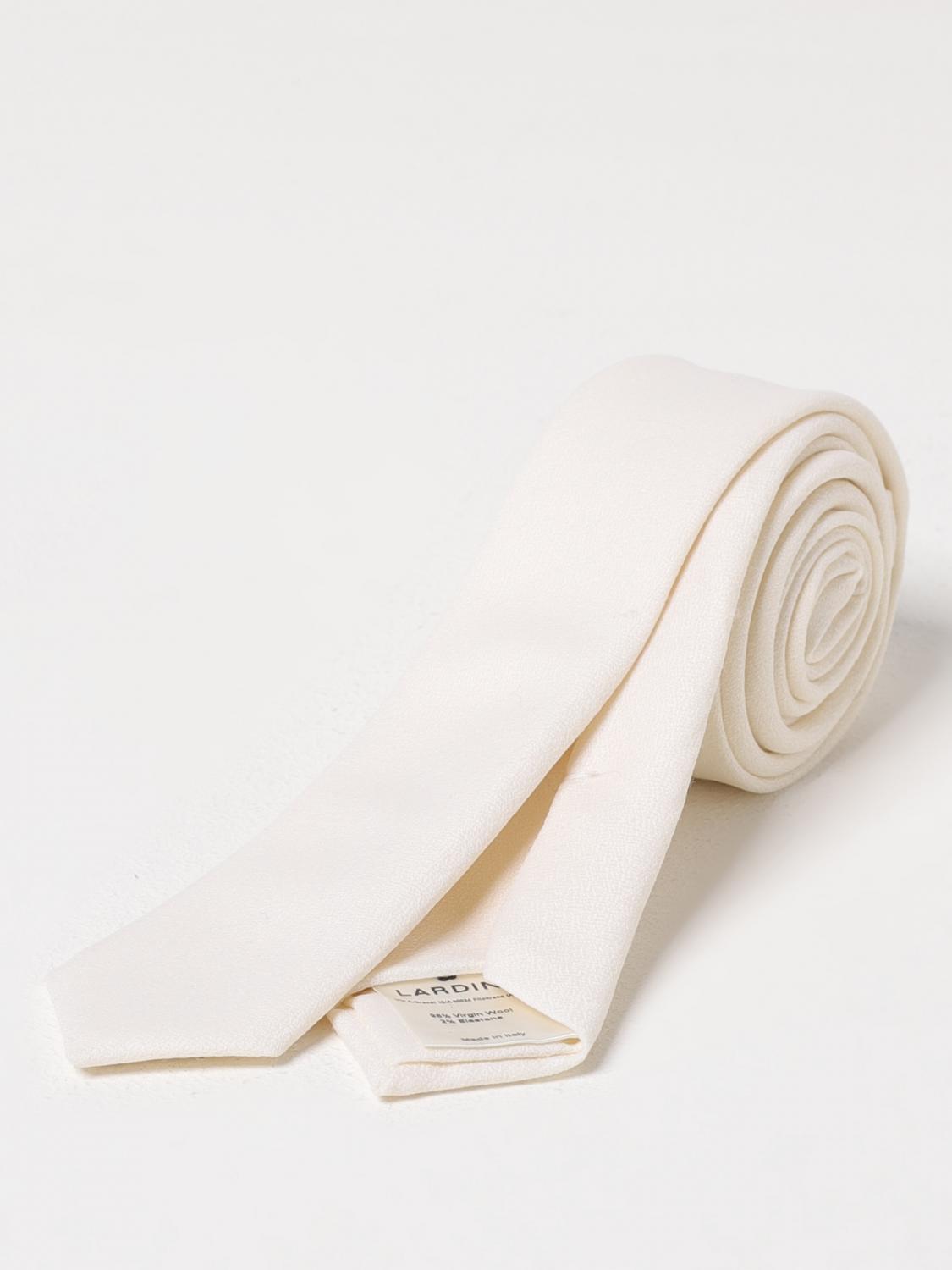 LARDINI CRAVATTA: Cravatta Lardini in raso, Bianco - Img 1
