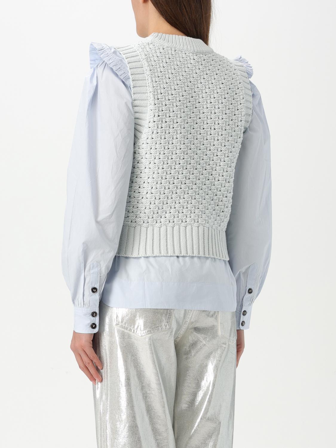 GANNI WESTE: Pullover damen Ganni, Blau - Img 3