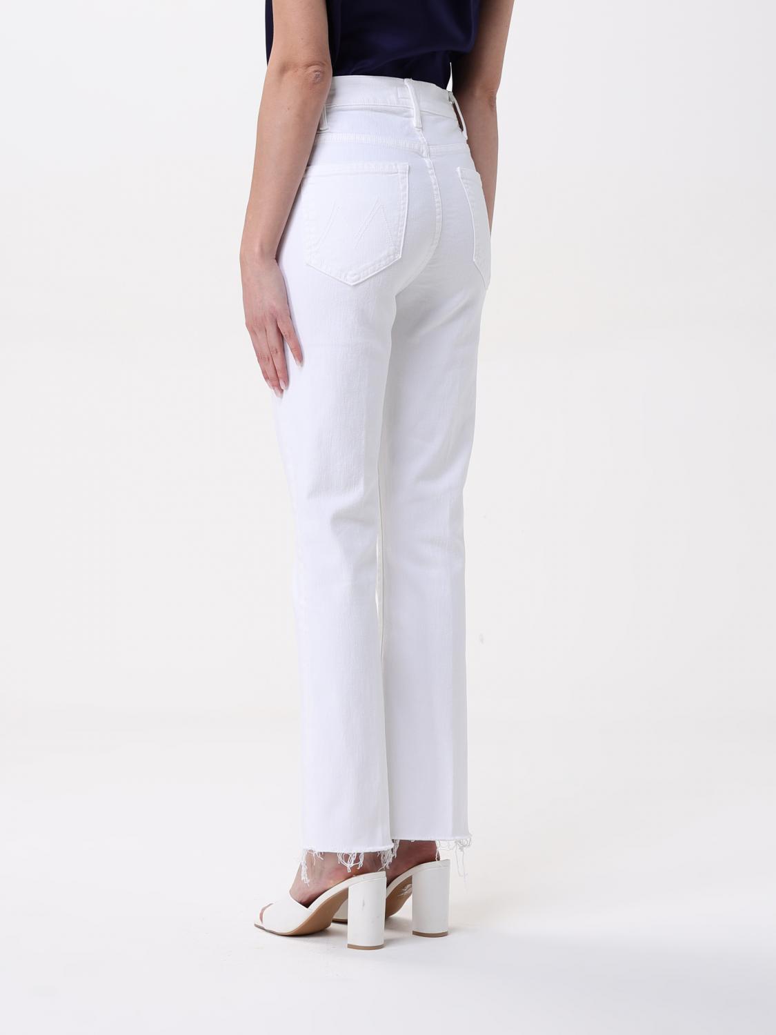 MOTHER JEANS: Jeans Mother in denim , Bianco - Img 2