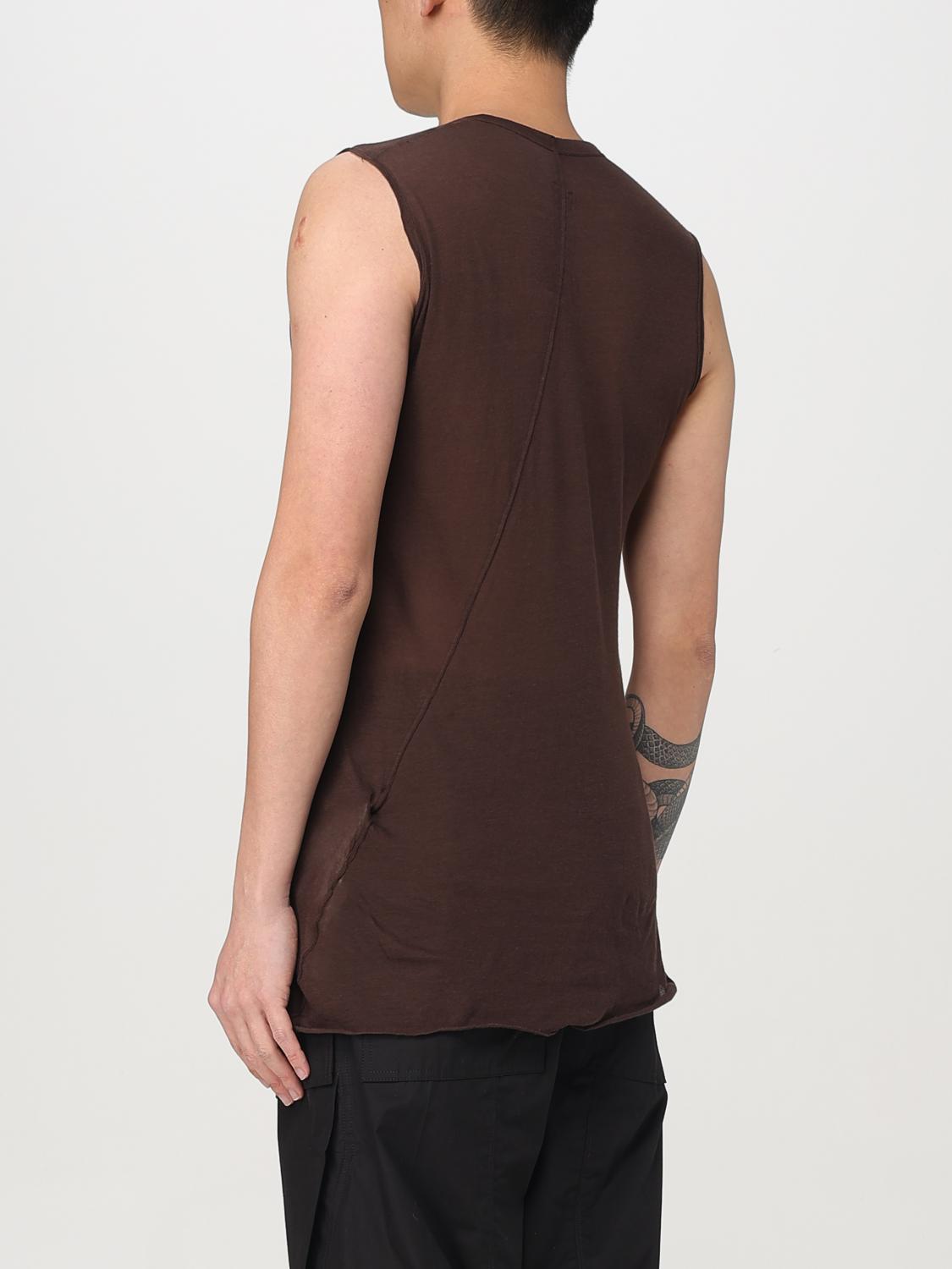 RICK OWENS T-SHIRT: Pull homme Rick Owens, Acajou - Img 3