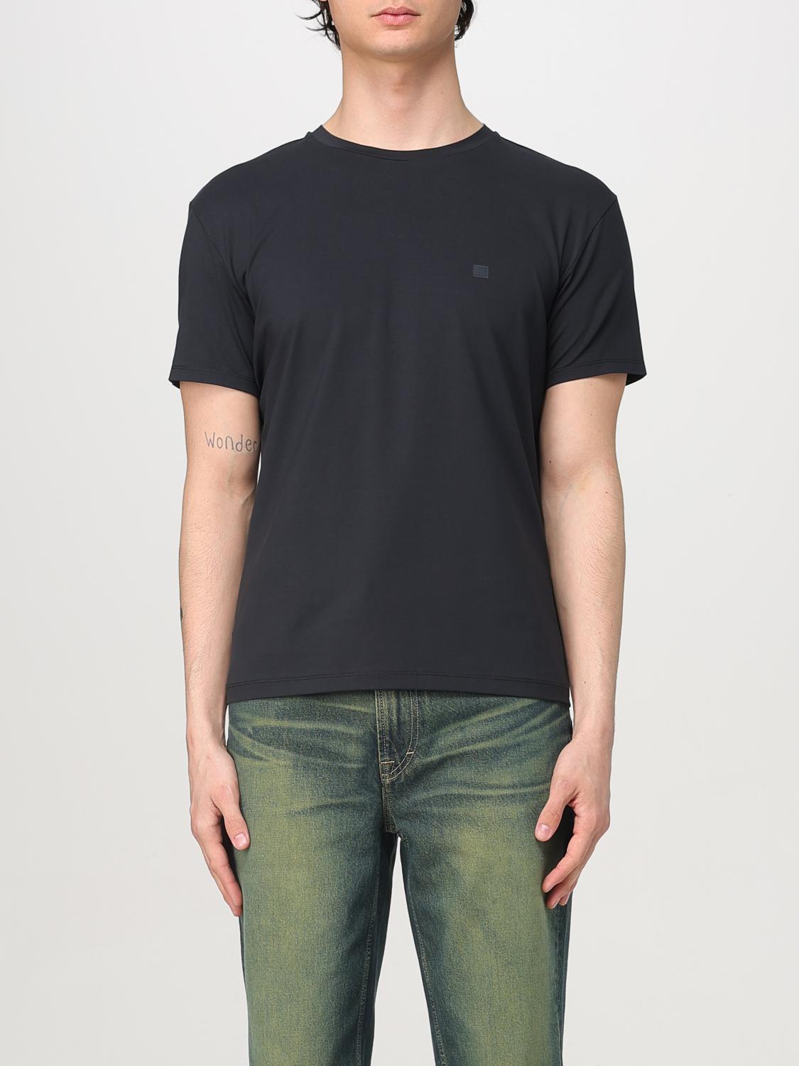 ACNE STUDIOS T-SHIRT: T-shirt basic Acne Studios in cotone , Nero - Img 1