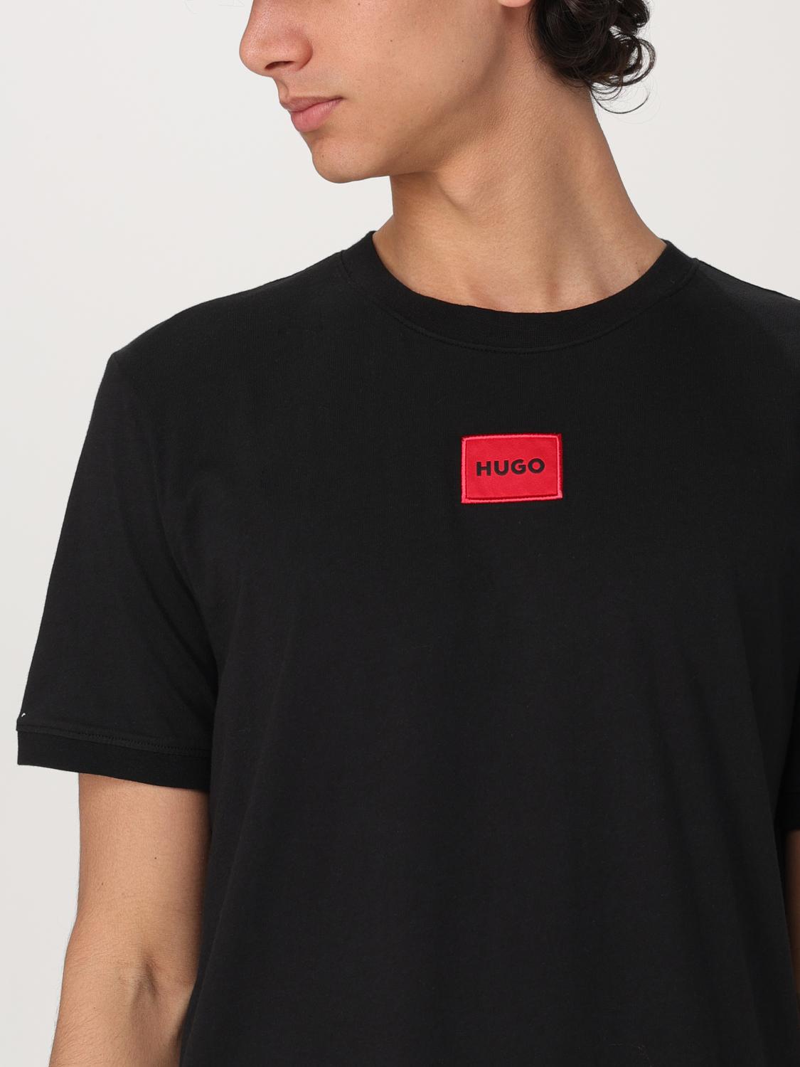 HUGO T-SHIRT: T-shirt herren Hugo, Schwarz - Img 3