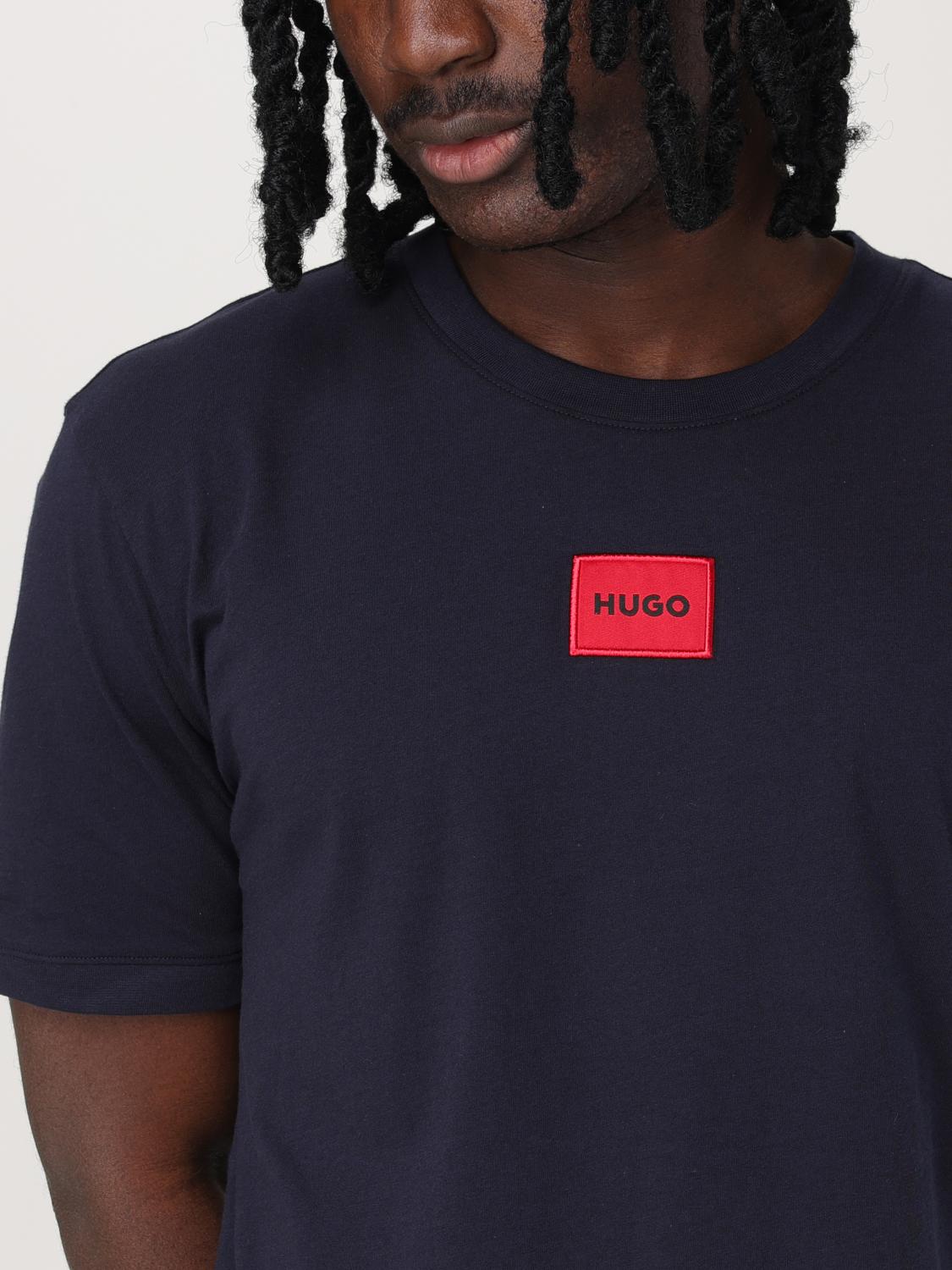 HUGO CAMISETA: Camiseta hombre Hugo, Azul Oscuro - Img 3