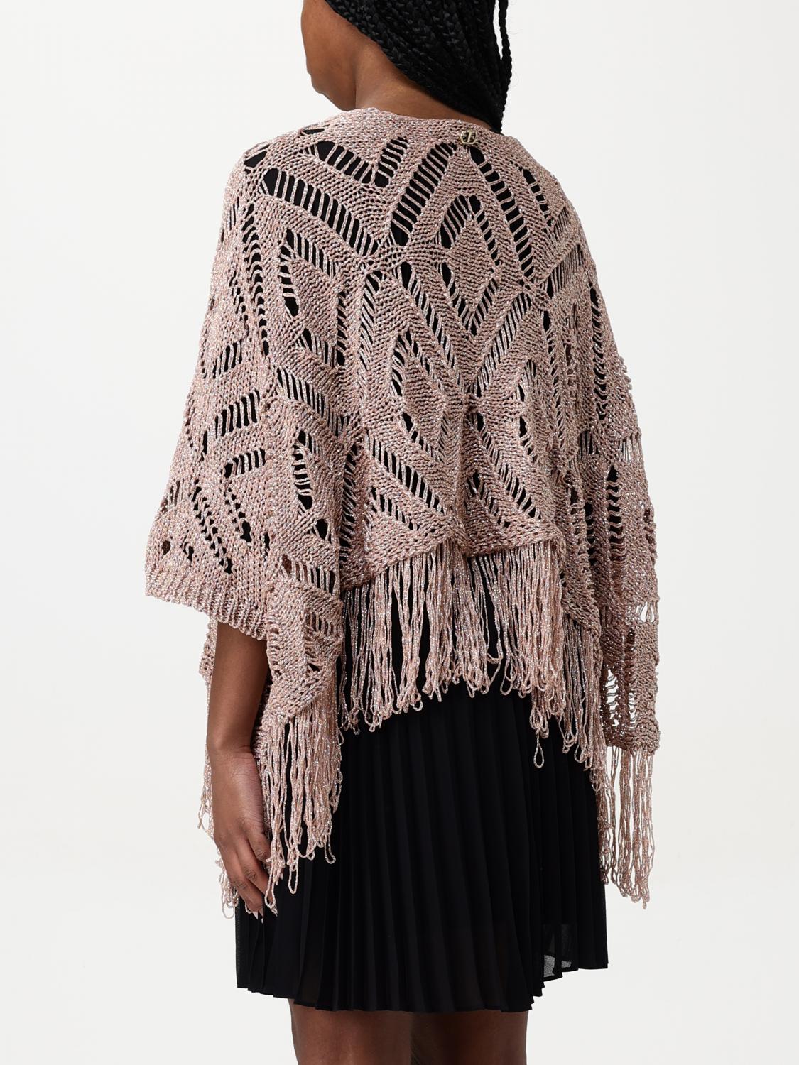 TWINSET PULLOVER: Schal damen Twinset, Pink - Img 2