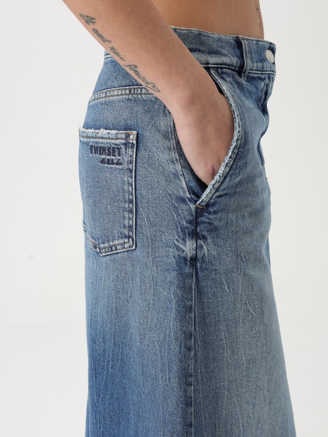 ACTITUDE TWINSET FALDA: Falda mujer Actitude Twinset, Denim - Img 3