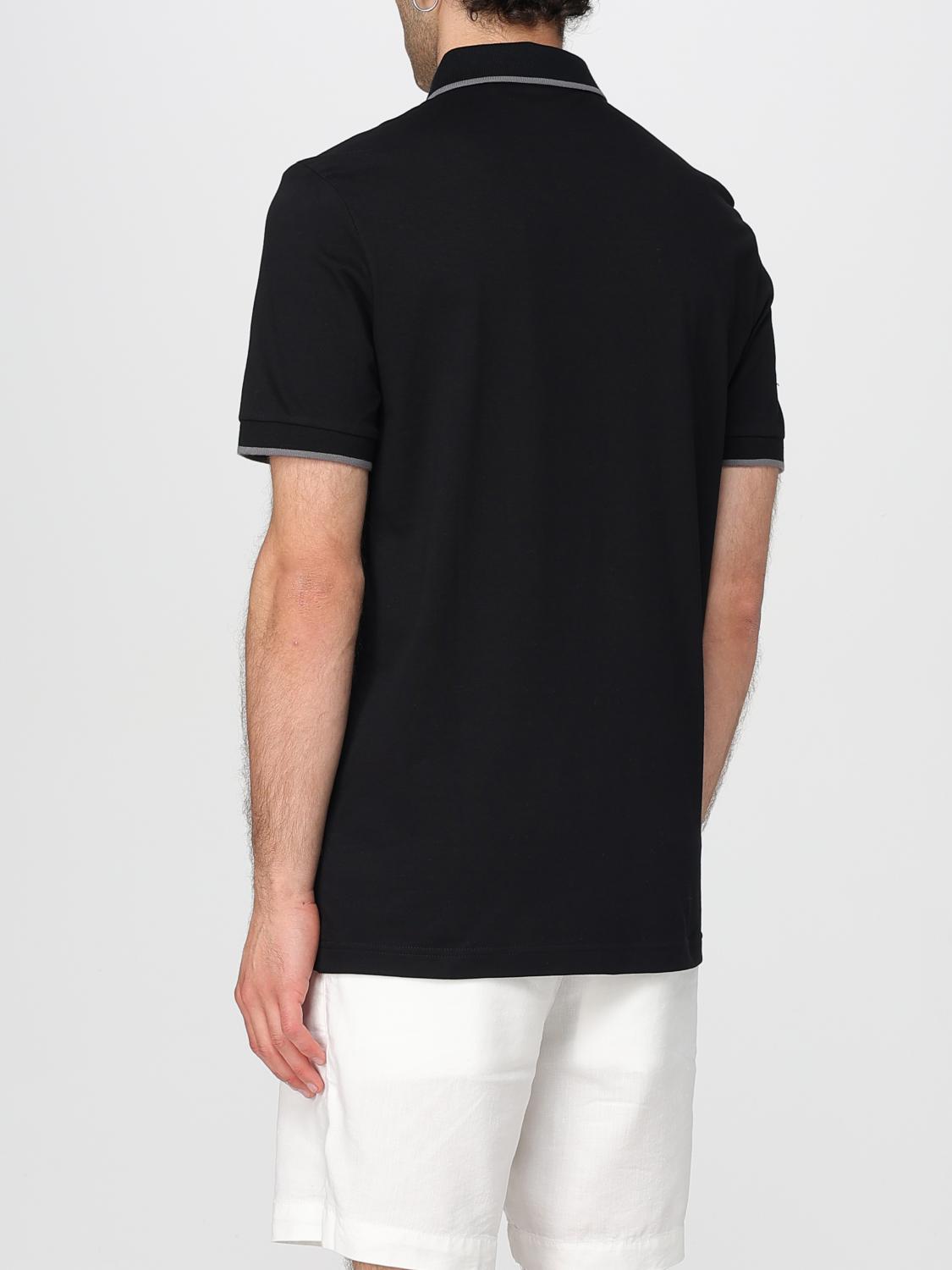 BOSS POLO: Polo básico de algodón con mini logo Boss, Negro - Img 2