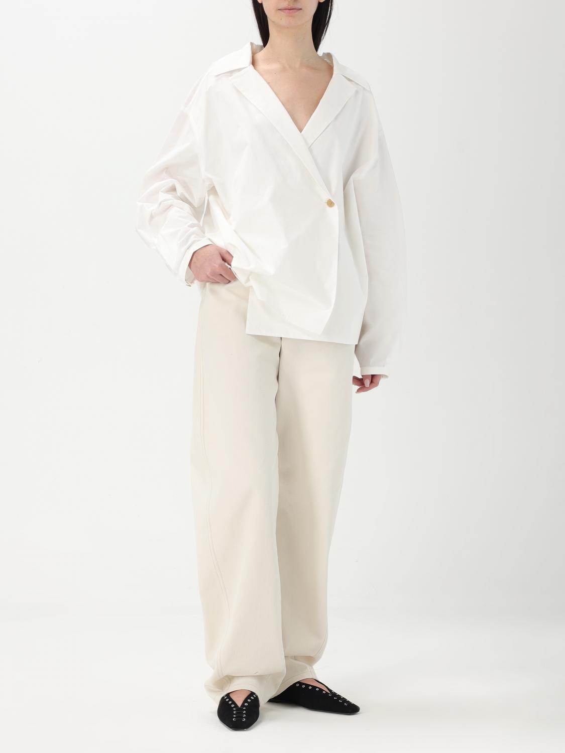 KHAITE HEMDBLUSE: Hemdbluse damen Khaite, Weiß - Img 2