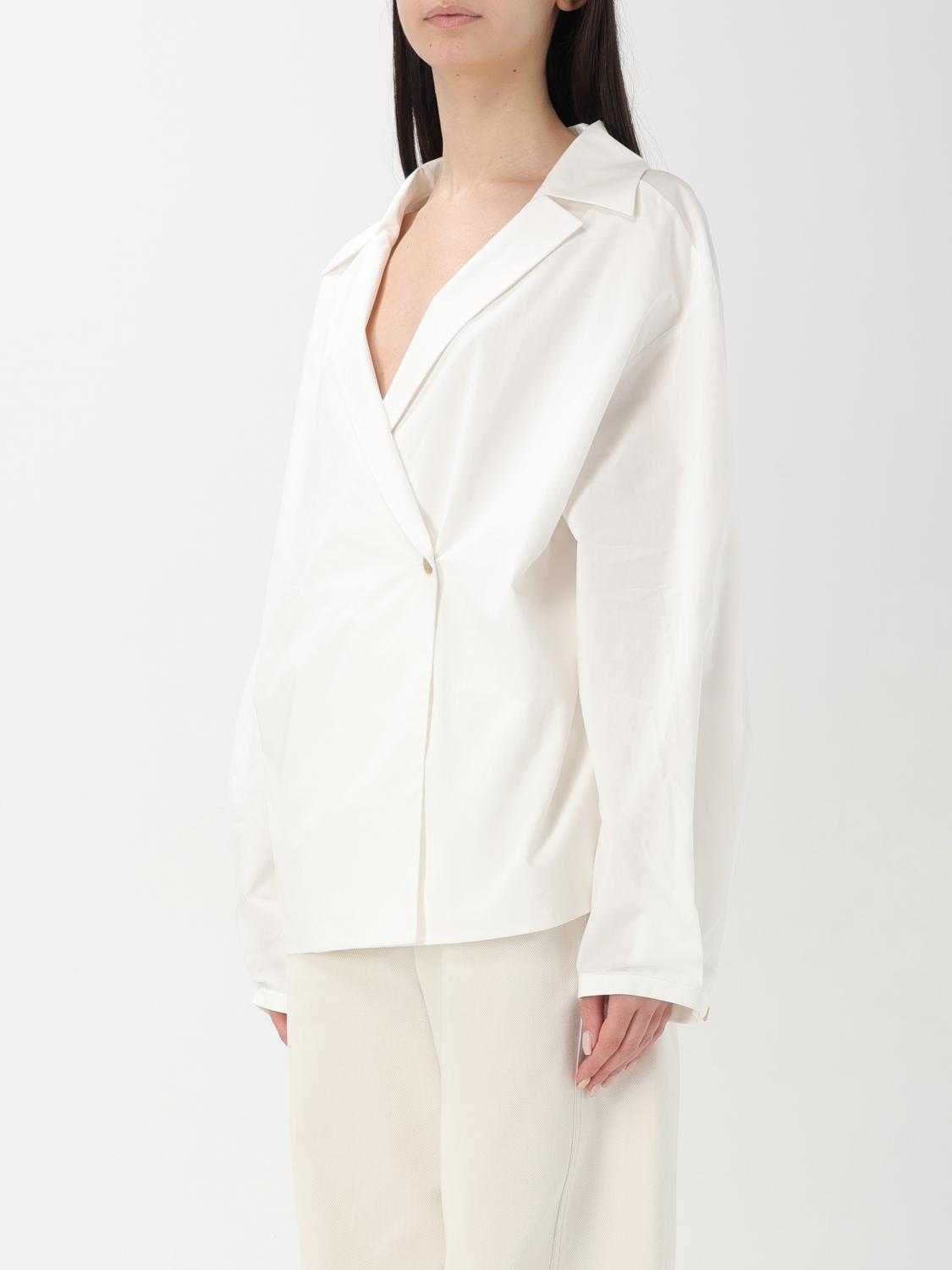 KHAITE HEMDBLUSE: Hemdbluse damen Khaite, Weiß - Img 4