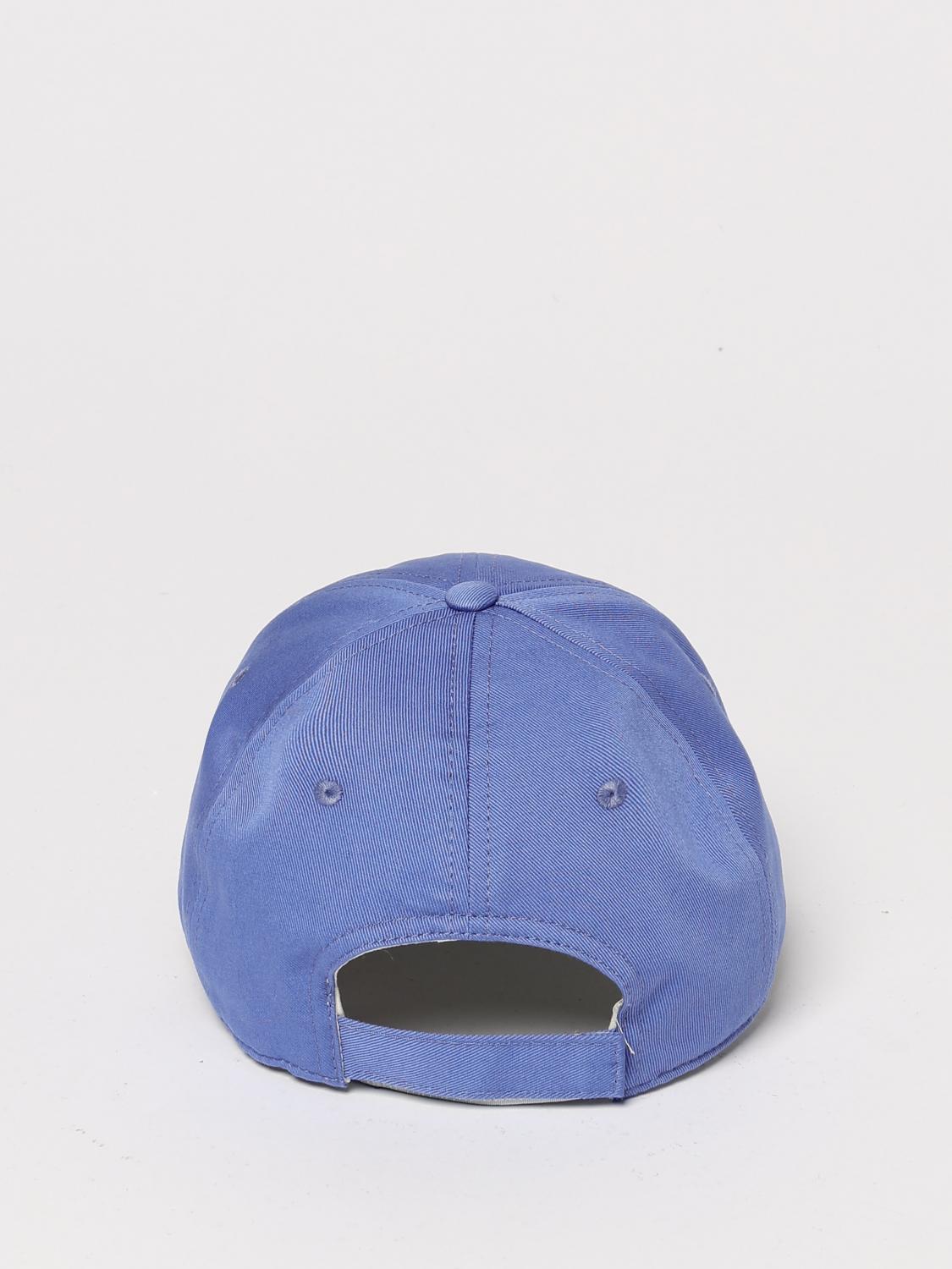 MARNI CAPPELLO: Cappello Marni in cotone con stampa logo , Blue - Img 4