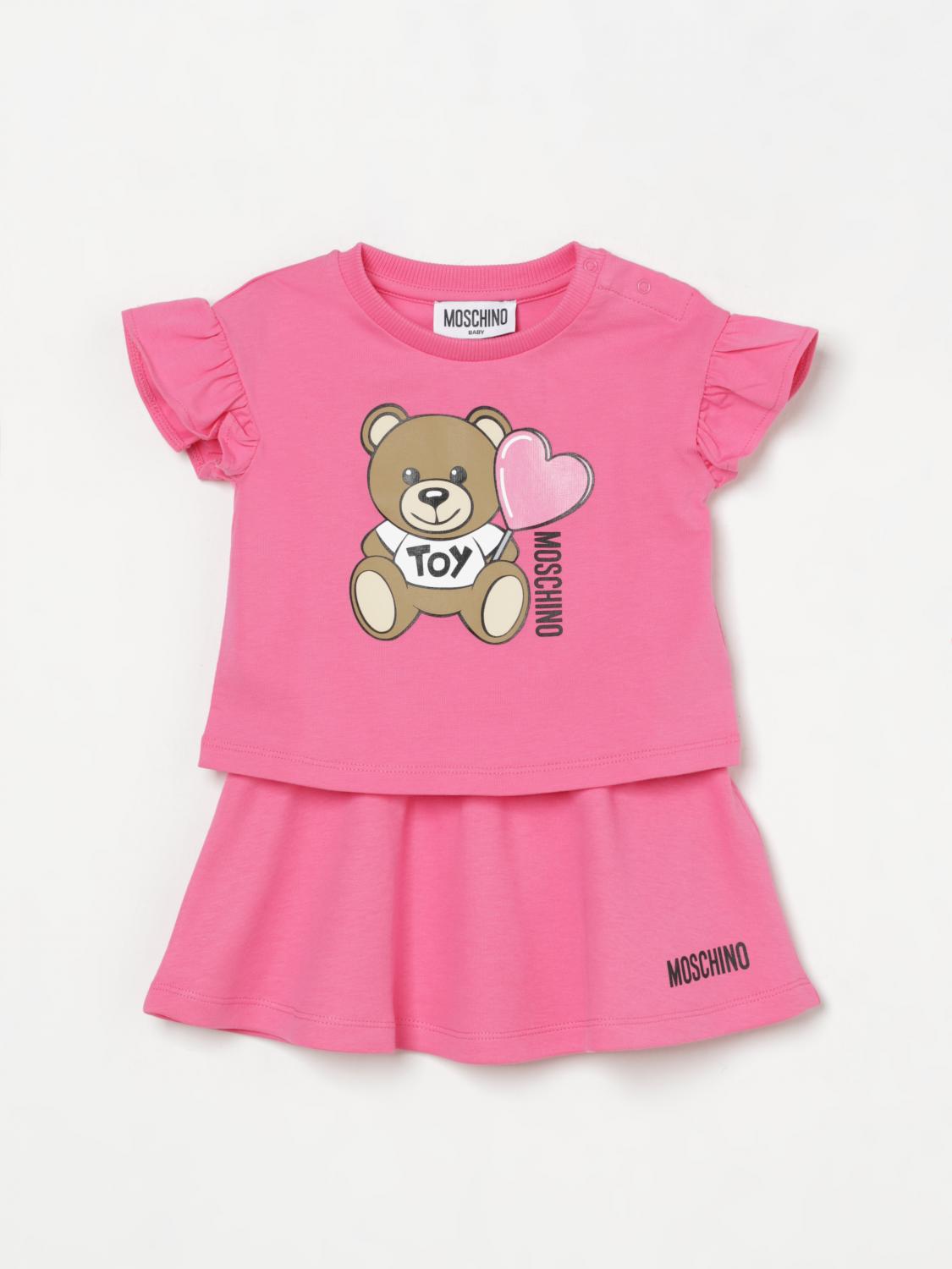 MOSCHINO ENSEMBLE: Ensemble enfant Moschino, Fuchsia - Img 1