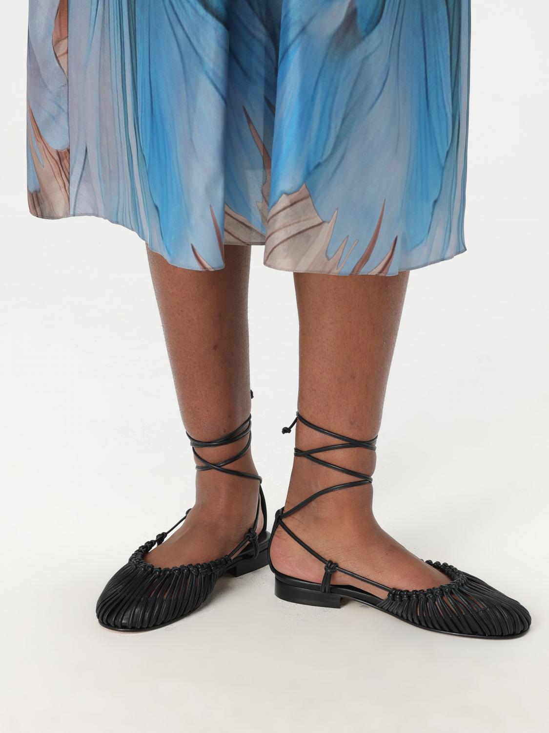 HEREU BALLERINE: Ballerina Mantera Hereu in pelle , Nero - Img 2