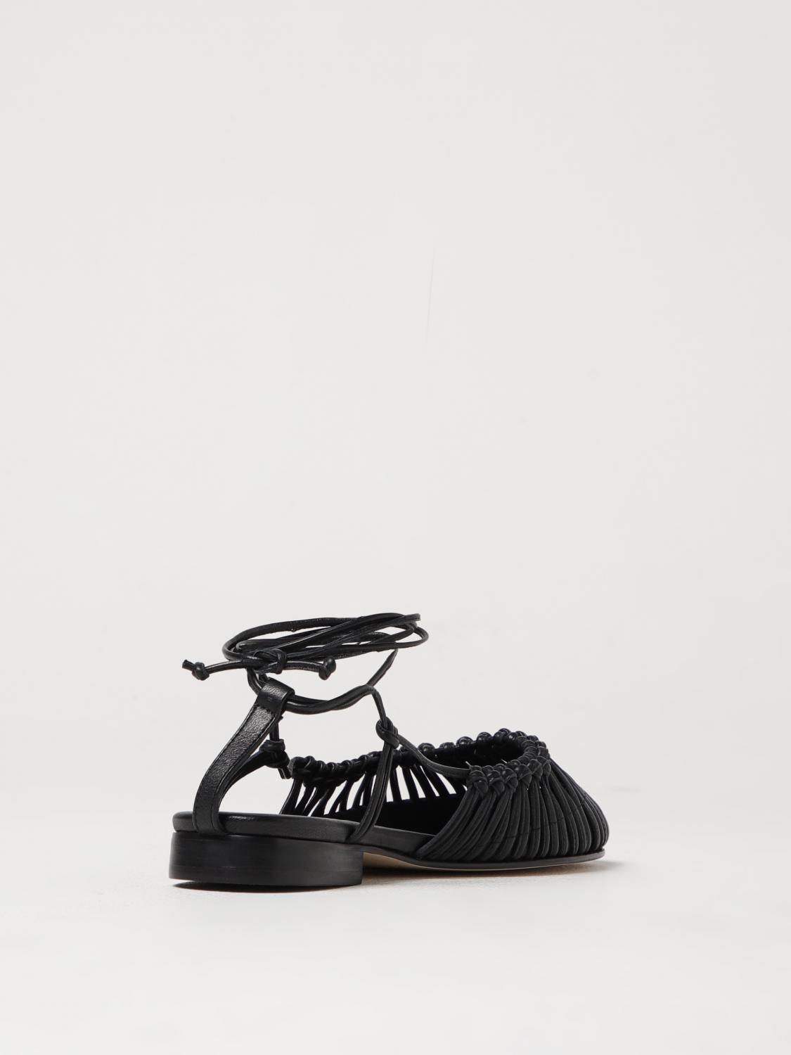 HEREU BALLERINE: Ballerina Mantera Hereu in pelle , Nero - Img 3